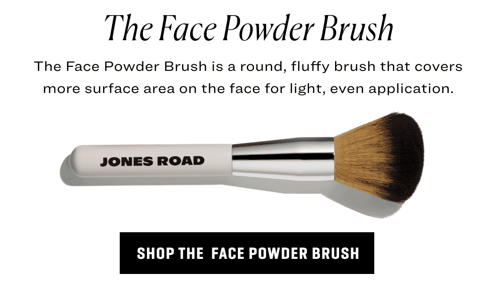 the face powder brush
