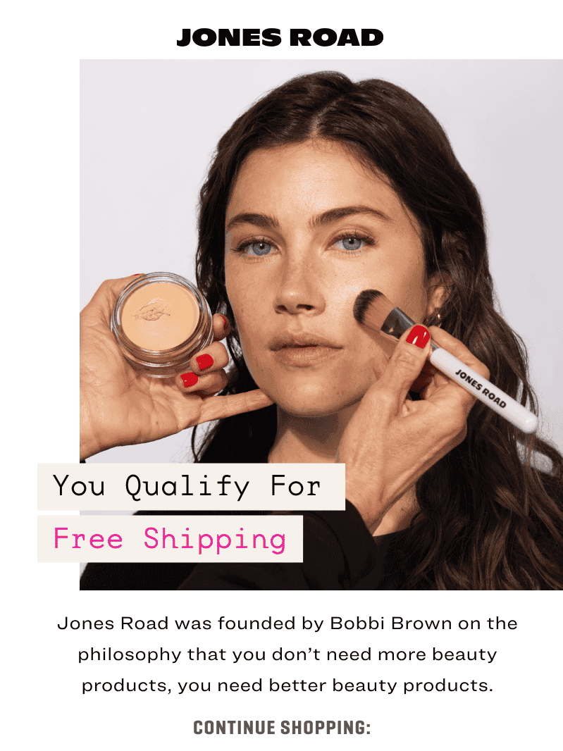 You qualify for free shipping