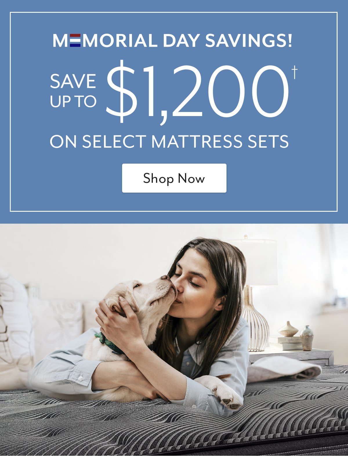 Save up to \\$1200 on select mattress sets!