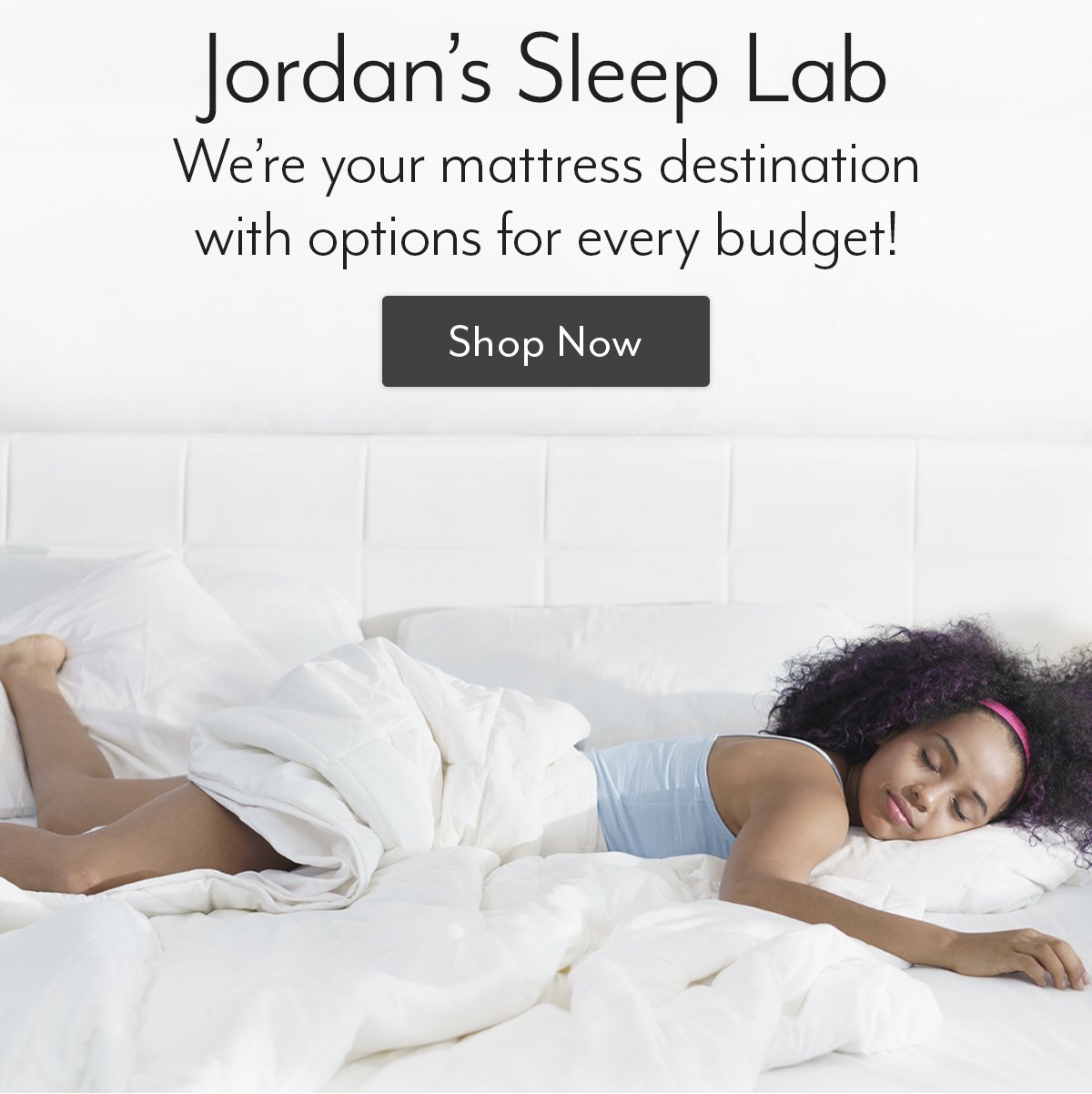 Jordan's sleep lab has mattresses for every budget!