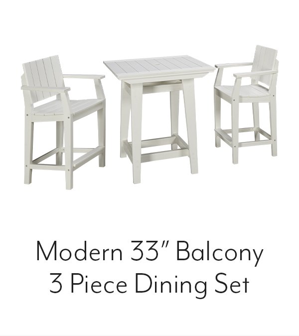 Shop Modern 3 piece Dining Set