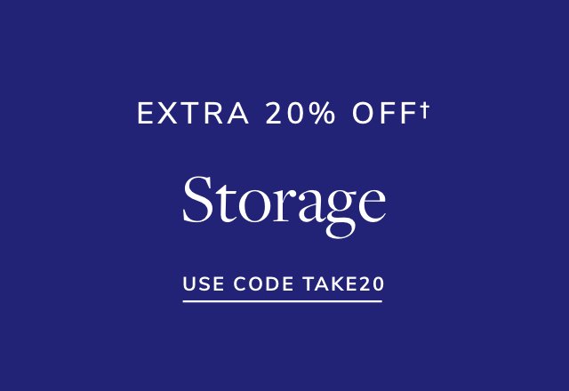 Extra 20% off Storage