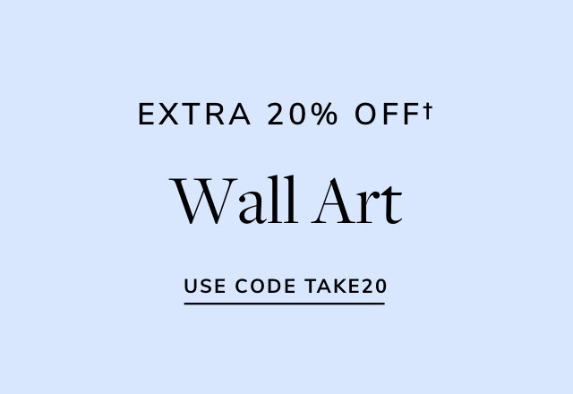 Extra 20% off Wall Art