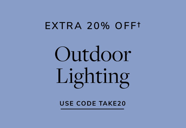 Extra 20% off Outdoor Lighting