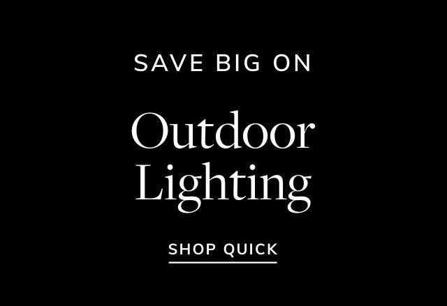 Big Savings on Outdoor Lighting