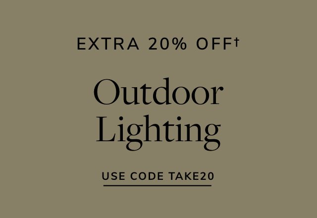 Extra 20% off Outdoor Lighting