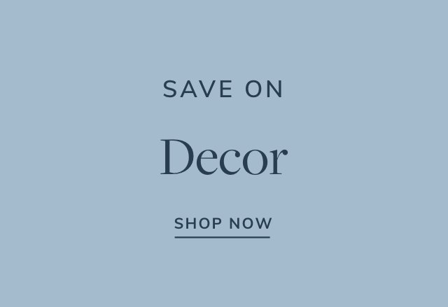 Extra 15% off Decor