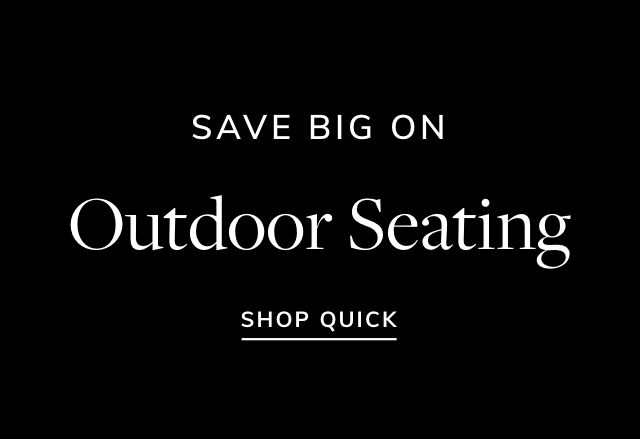 Big Savings on Outdoor Seating