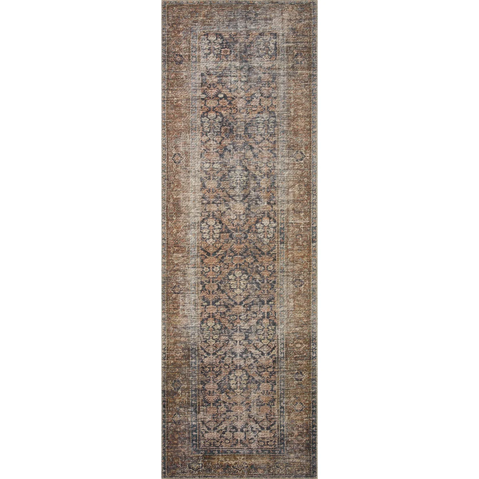 Billie Oriental Ink / Salmon Area Rug