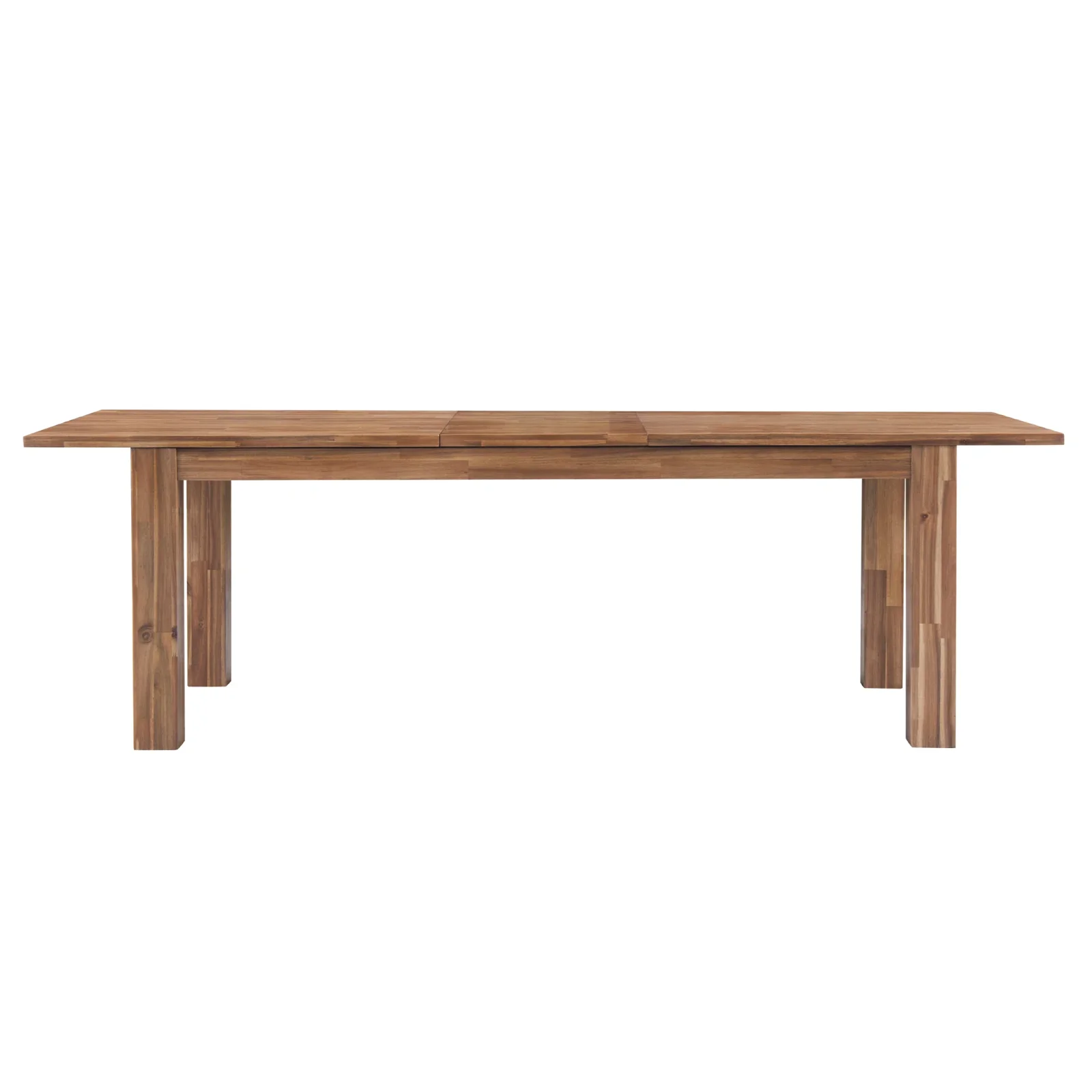 Bozrah Butterfly Leaf Acacia Solid Wood Dining Table