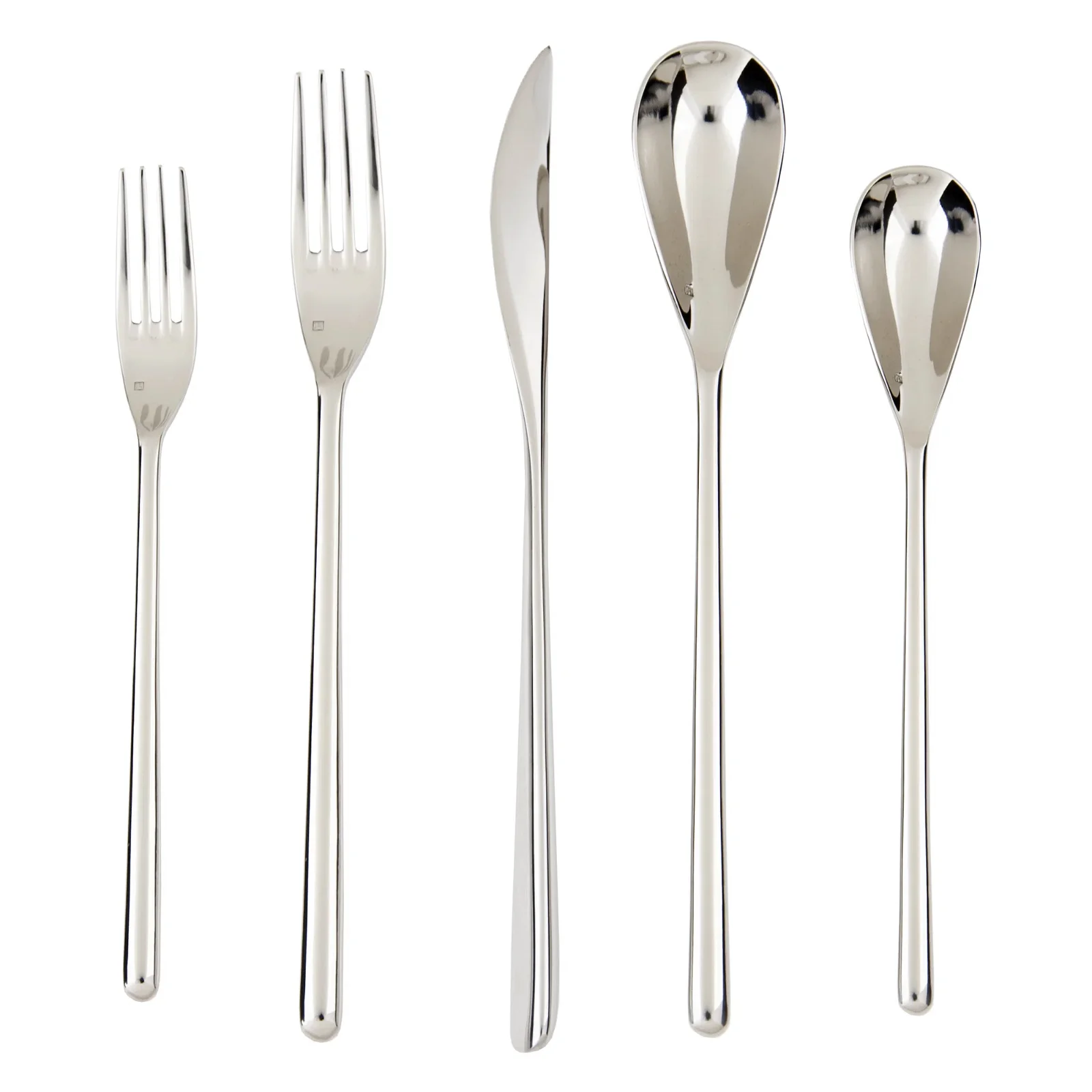 Dragonfly 5 Piece 18/10 Stainless Steel Flatware Set, Service for 1