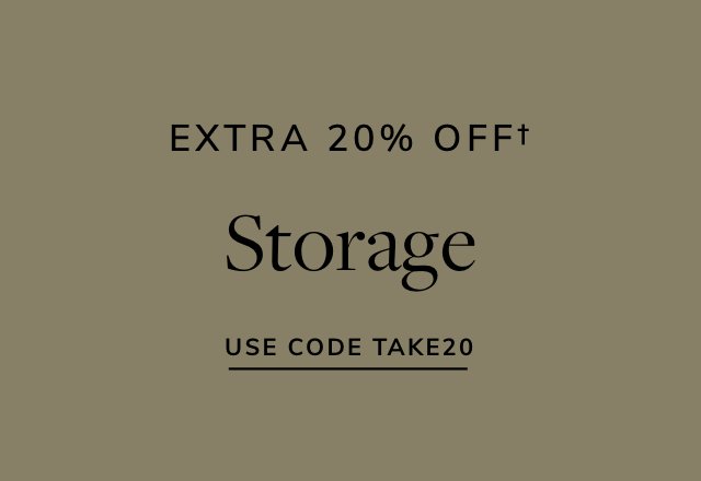 Extra 20% off Storage