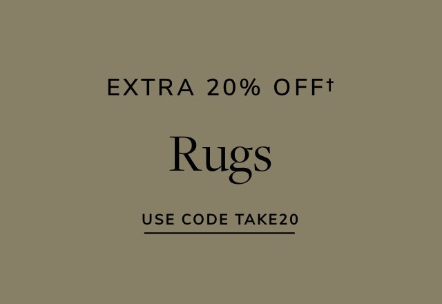 Extra 20% off Rugs