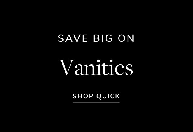 Big Savings on Vanities