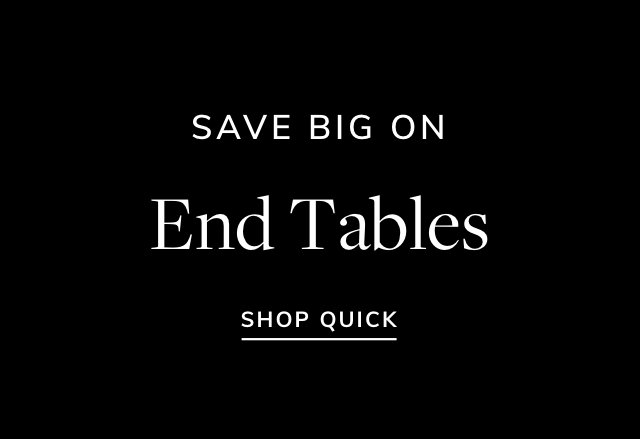 Big Savings on End Tables