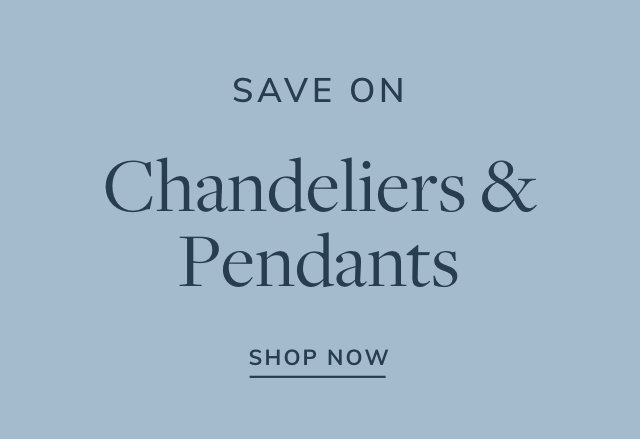 Extra 15% off Chandeliers & Pendants