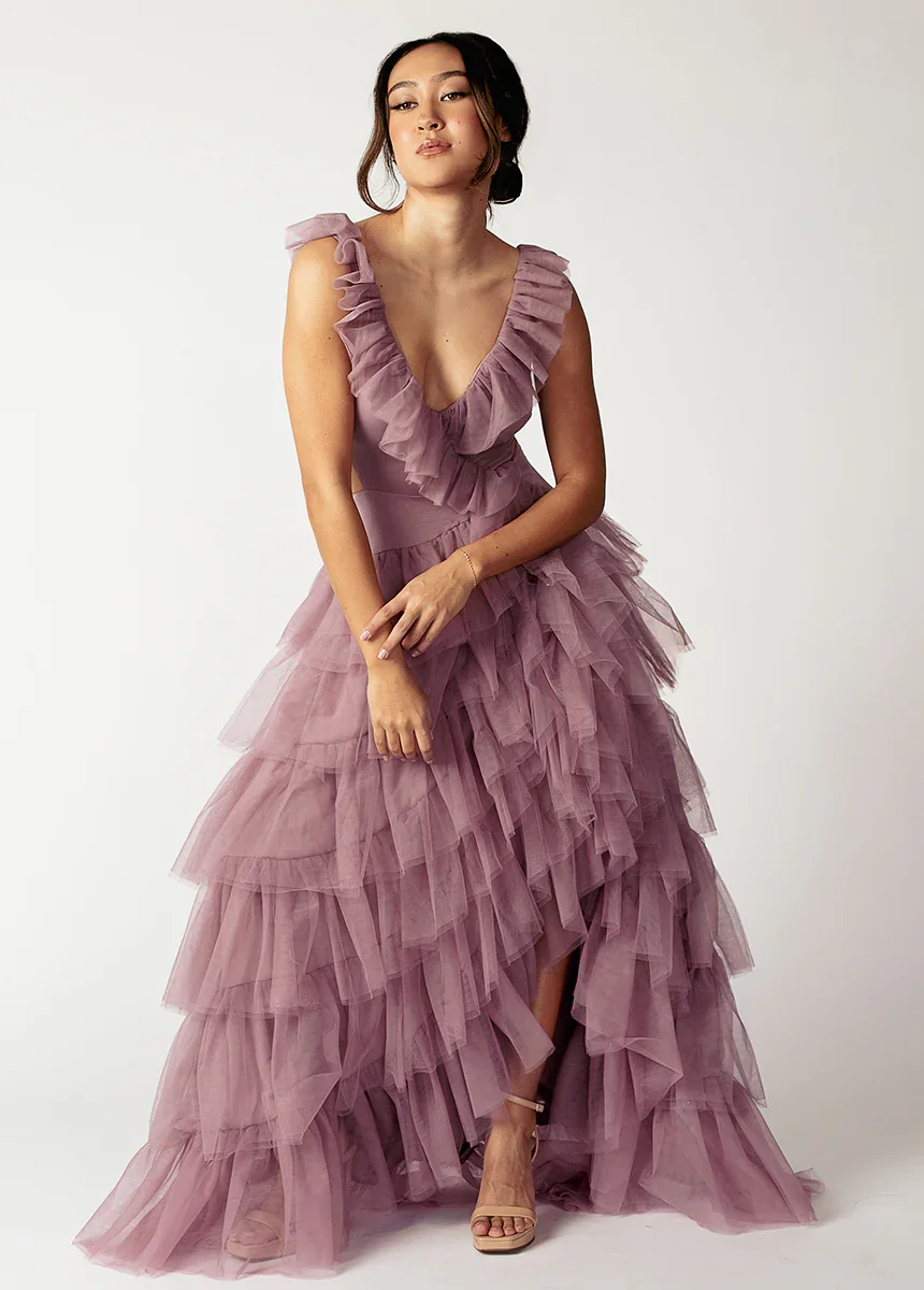 Image of Adrienne Impact Dress in Orchid