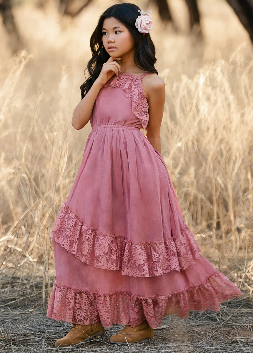 Image of Siti Dress in Dusty Rose