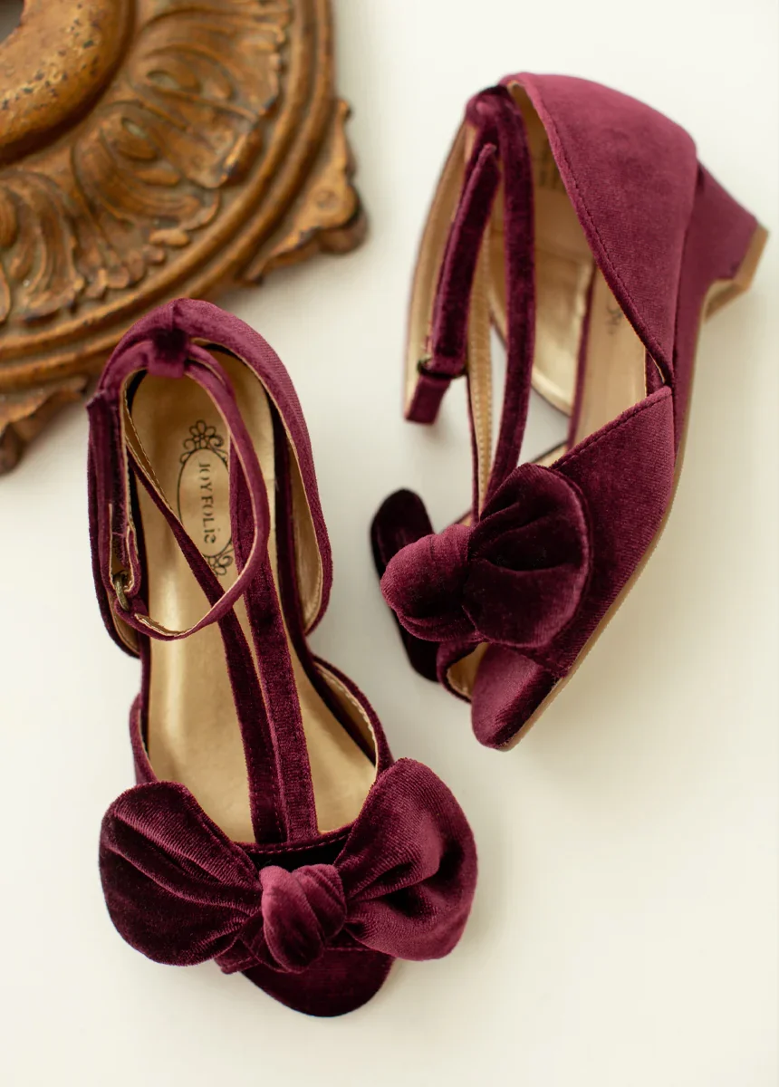 Image of Lucia Heel in Burgundy