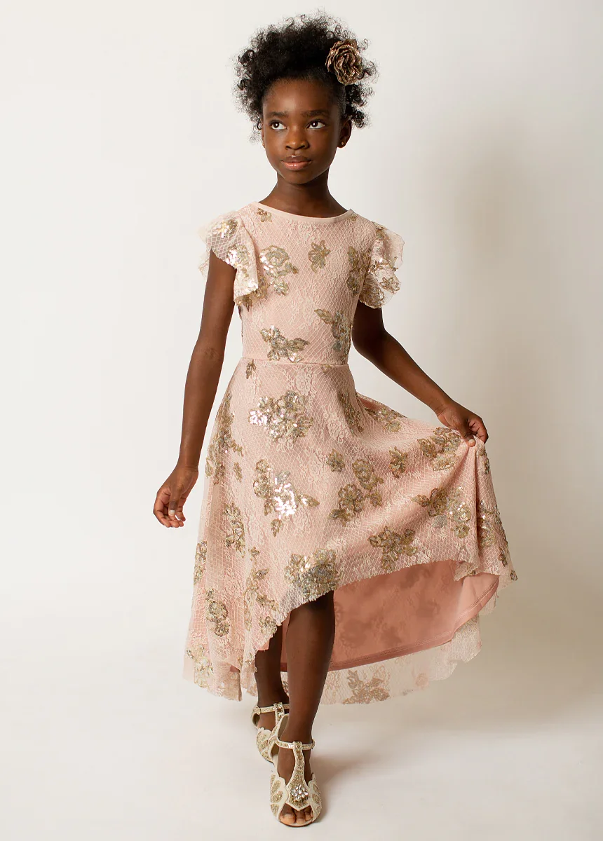 Image of Melindiya Dress in Blush