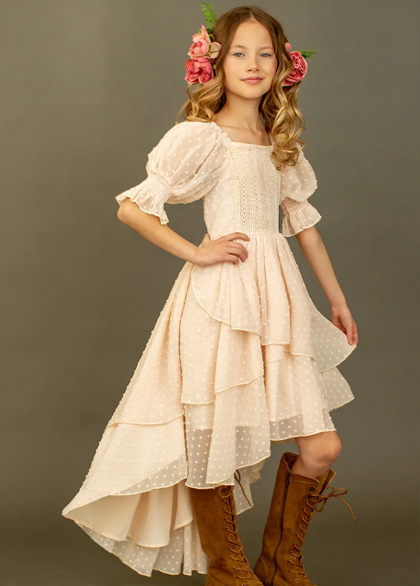 Image of Aurelia Dress in Shell