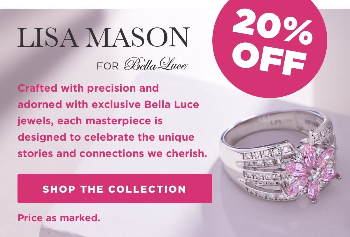 Shop Lisa Mason for Bella Luce. 20% Off. Price as marked.