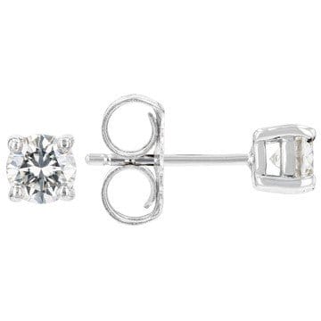 Moissanite Platineve Studs .66ctw DEW.