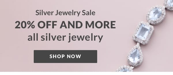 Shop 20% off or more all Silver Jewelry