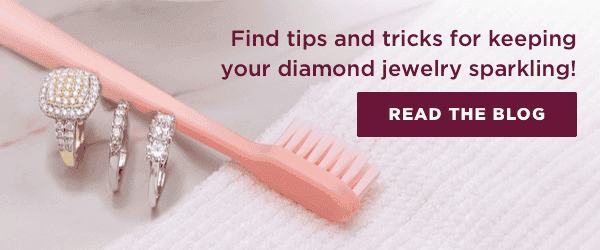 Read the cleaning tips blog to keep your diamonds sparkling