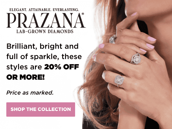 Shop Prazana Lab-Grown Diamonds 20% off or more. Price as marked