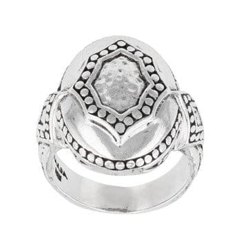 Silver "Fortress & Refuge" Ring