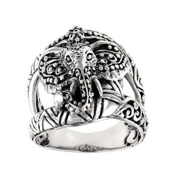 Sterling Silver Elephant Ring