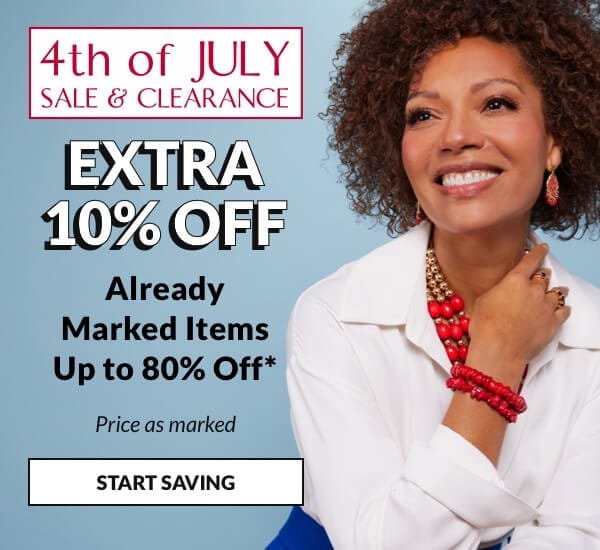 Extra 10% Off Already Marked Items Up to 80% Off. Price as marked. 