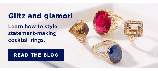 Read the blog to find out how to style cocktail rings