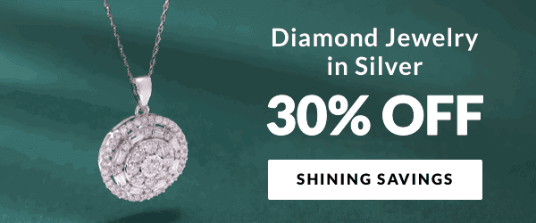 Shop Diamond Jewelry in Silver 30% Off