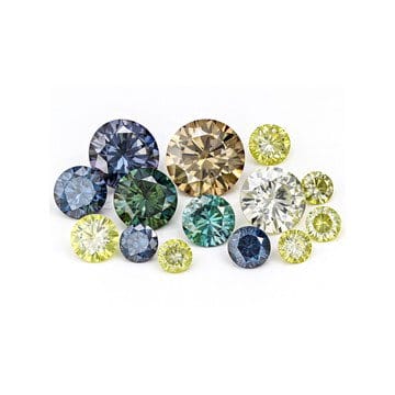 Colors of Moissanite Mixed Round Parcel 30.00ctw