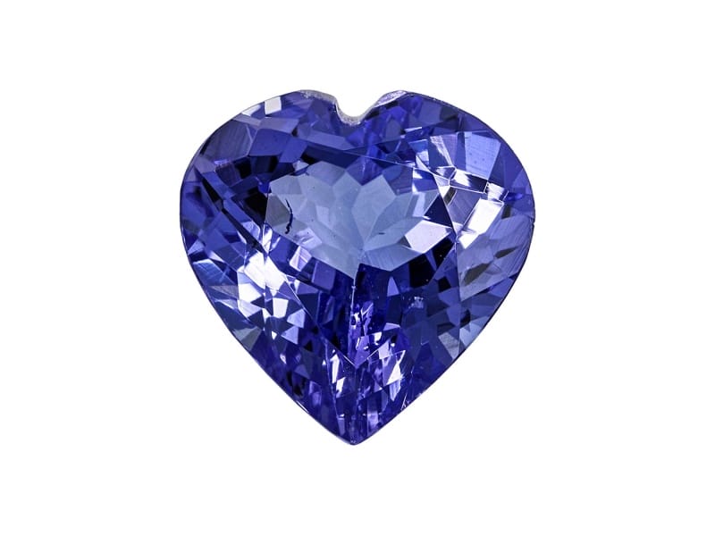 Tanzanite 4mm Heart Shape 0.18ct