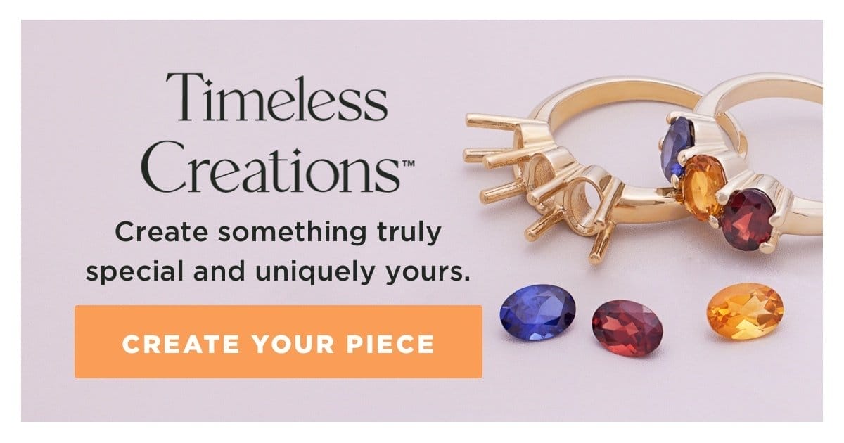 Create your own custom jewelry piece with Timeless Creations