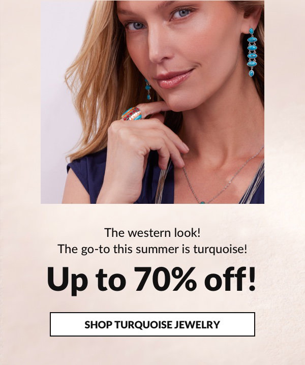 Shop turquoise jewelry up to 70% off