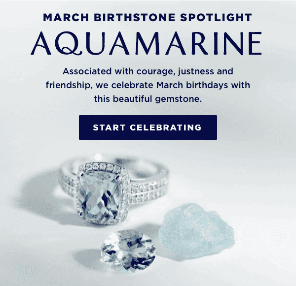 Shop March Birthstone Jewelry 