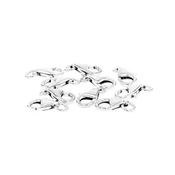 Sterling Silver Lobster Clasps Approximately 9x5mm Set of 10