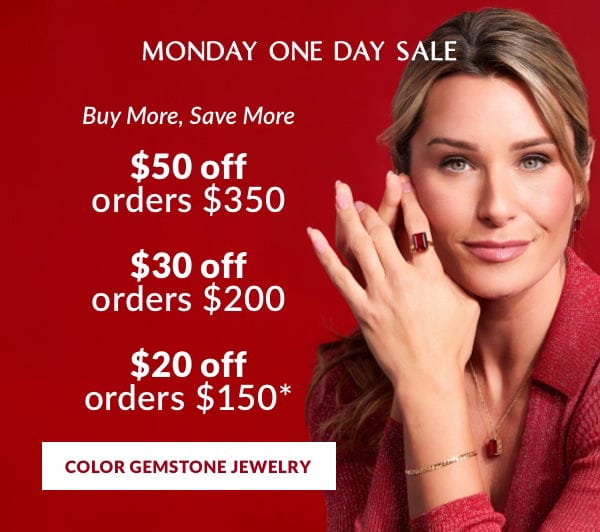 Buy more, save more up to \\$50 off your order