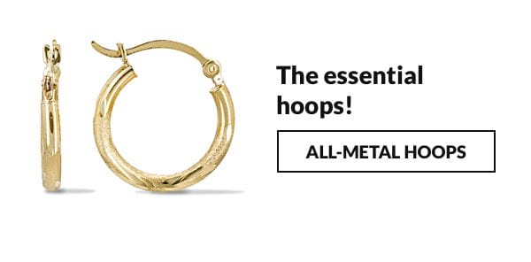 Shop all metal hoop earrings