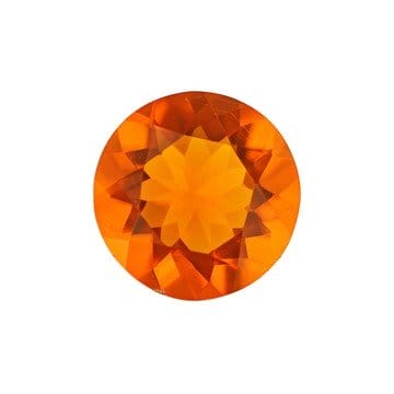 Fire Opal 7mm Round 0.75ct