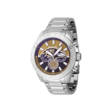 Invicta NFL Pro Diver 45mm Baltimore Ravens Quartz Watch