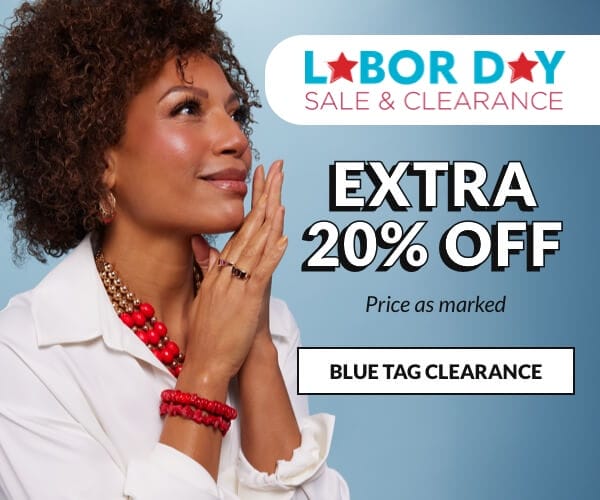 Blue Tag Clearance extra 20% off. Price as marked.