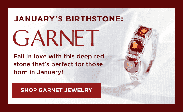 Shop garnet birthstone jewelry