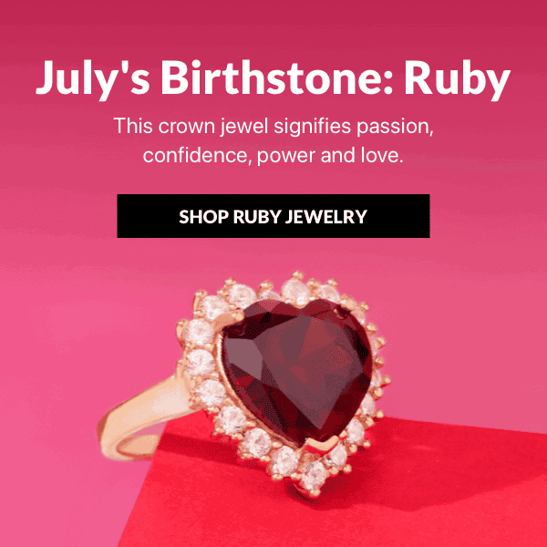 Shop ruby birthstone jewelry