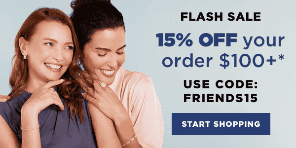 15% off your order \\$100+ USE CODE: FRIENDS15