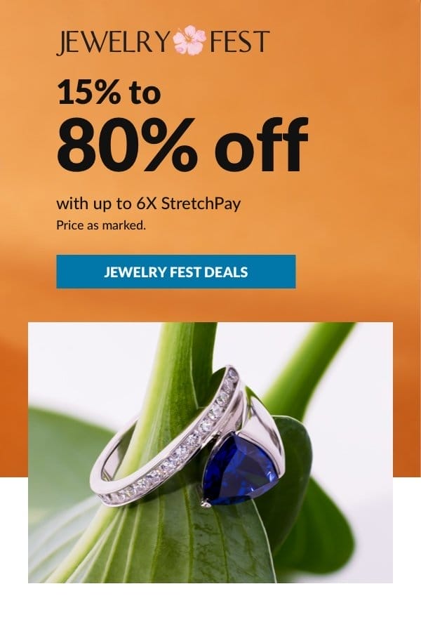 Shop Jewelry Fest Deals 